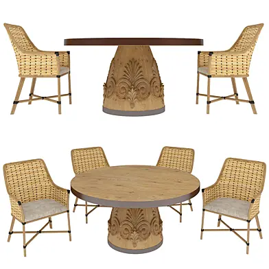 tommybahamafurniture, weston-round-dining-table