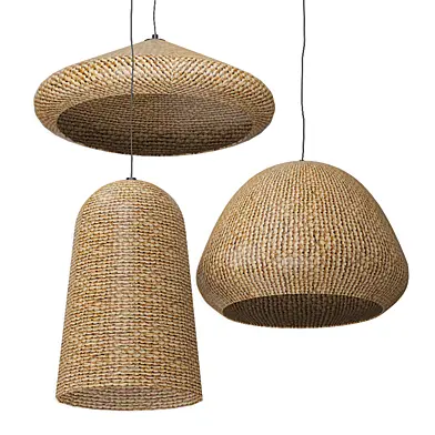 Chandeliers Rottan Set 9