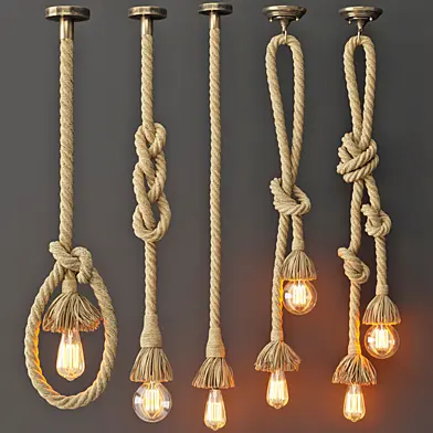 Подвесной светильник Rope Double