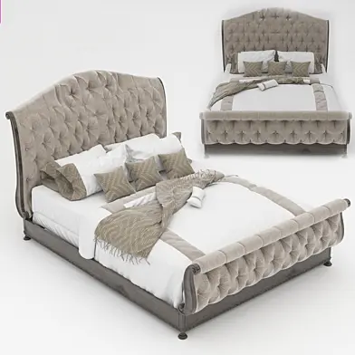 Bedroom Rhapsody Queen Tufted Bed