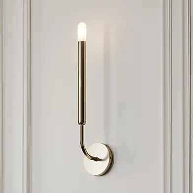 Minimalist Gold LED Wall Lamp