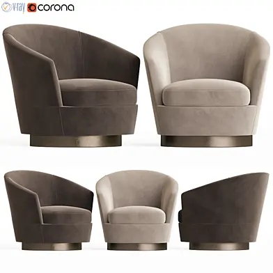 Jacques Low Back Armchair Minotti