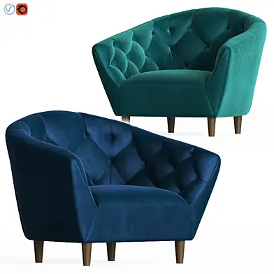 Deephouse Florence Velvet Armchair