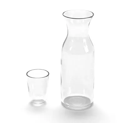 Eva Solo carafe and glass