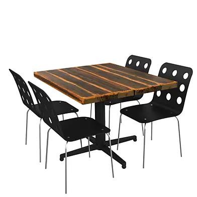 Стол и стул Tasty Burger furniture