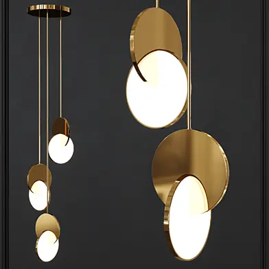 Lee Broom ECLIPSE CHANDELIER  POLISHED GOLD