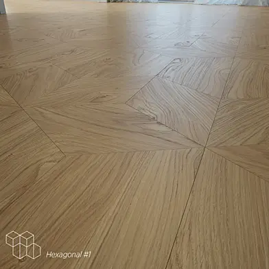 Iris knot oak floor