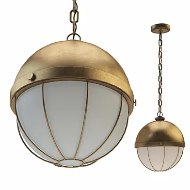 Sumner 1 Light Pendant Aged Brass