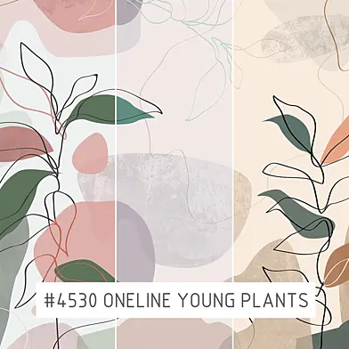 Creativille | Wallpapers |  4530 Oneline Young Plants
