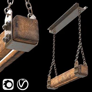 wooden luster