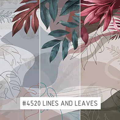 Creativille | Wallpapers | 4520 Lines and Leaves