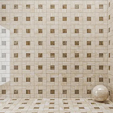 ATLAS CONCORDE RUSSIA - Woodstone Champagne Mosaic\Woodstone Taupe Mosaic