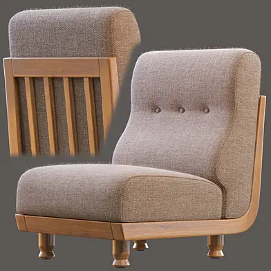 Easy Chair by Guillerme and Chambron