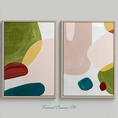 Framed Canvas C-4