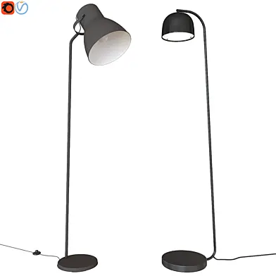 Набор торшеров. IKEA XEKTAP. Grant Floor Lamp EU Black
