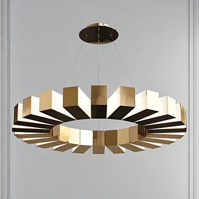 Chronos Aged Brass 22 LED Chandelier by Modern Forms