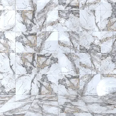 Wall Tiles Invisible Marble Grey
