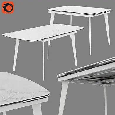 Стол Eliot 120 High Gloss Statuario