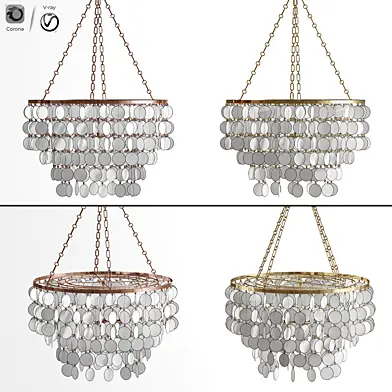 Aurora Leaf 3-Light Chandelier
