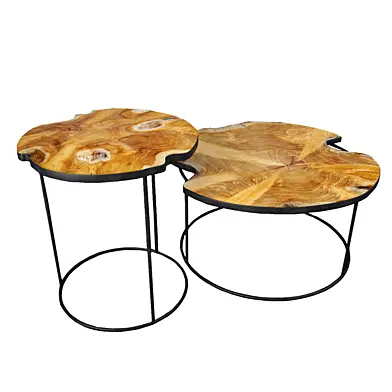 Organic Teak Root Stools