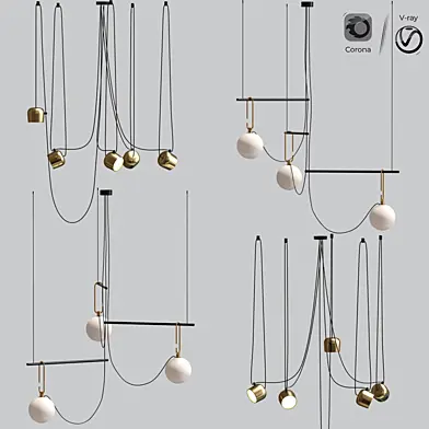 Aim And Ceiling Light Pendant Gold