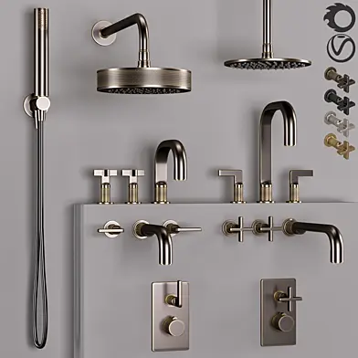 Gessi_bathroom_inciso_faucet_set 1