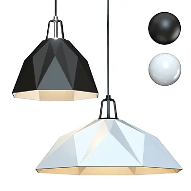 Crate&Barrel Maddox Faceted Pendant