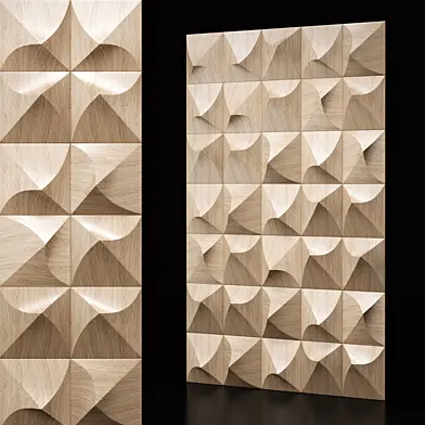 Wooden mosaic