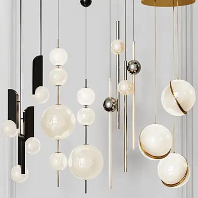 Four Pendant Lights amazing set vol.26