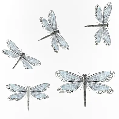 Metal Dragonfly Wall Décor