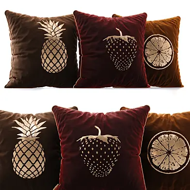 Velvet pillows