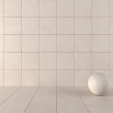 Concrete Wall Tiles Basalt Beige Set 1