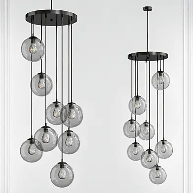ROSS 8 BULB CHANDELIER