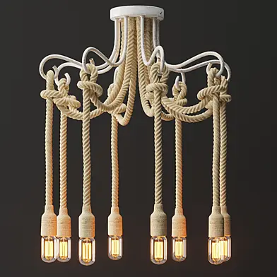 Люстра Loft Rope Light White 8