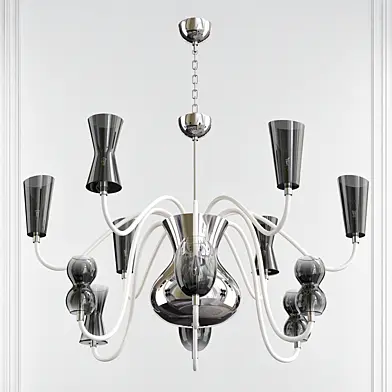 Purho K1 16-LIGHT BLACK CHANDELIER BY KARIM RASHID