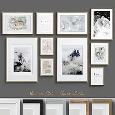 Interior Picture Frames Set-35