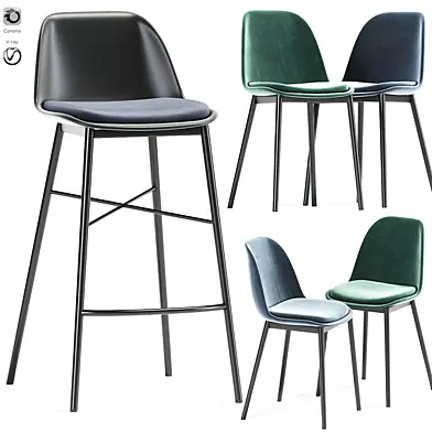 Modern Bar Stool And Dining Chair