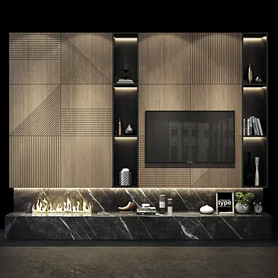 TV Wall set 84