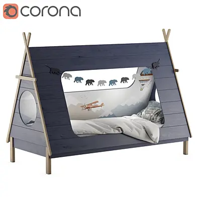 Bln Kids Tipi | Кровать - шалаш