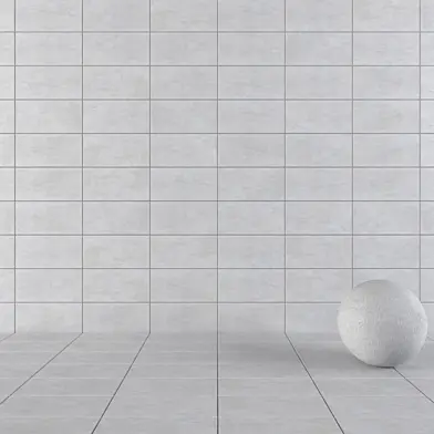 Concrete Wall Tiles Savoy Grey Set 1
