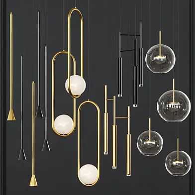 Pendant lights set 027