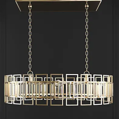 Montclair Crystal 50 Linear Chandelier2