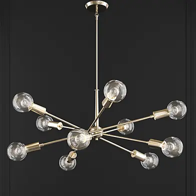 Kichler Lighting 43119BK Armstrong - Ten Light Chandelier