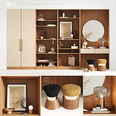 Furniture composition for the hallway