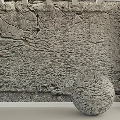 Бетонная стена. Старый бетон. 138