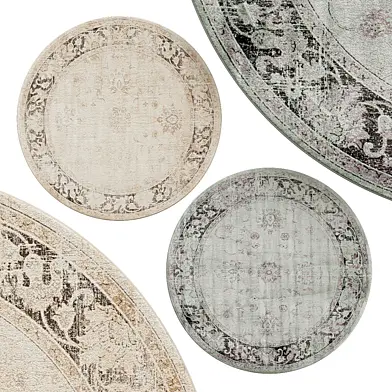 Circle rugs | №027