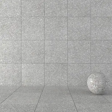 Stone Wall Tiles Terrazzo Grey