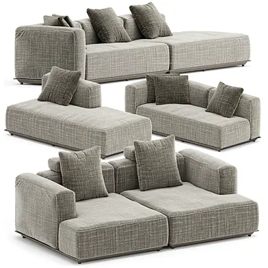 HYBRID OUTDOOR SOFA SET3 by B&B ITALIA