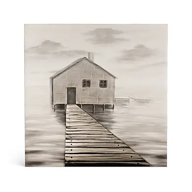 Yomemite Home Decor Coastal Seclusion Canvas Wall Art