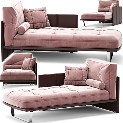 Minotti Luggage Chaise Lounge